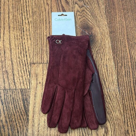 Calvin Klein Leather Gloves - Picture 1 of 4